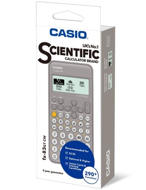 Casio FX-83GT CW Scientific Calculator - Grey